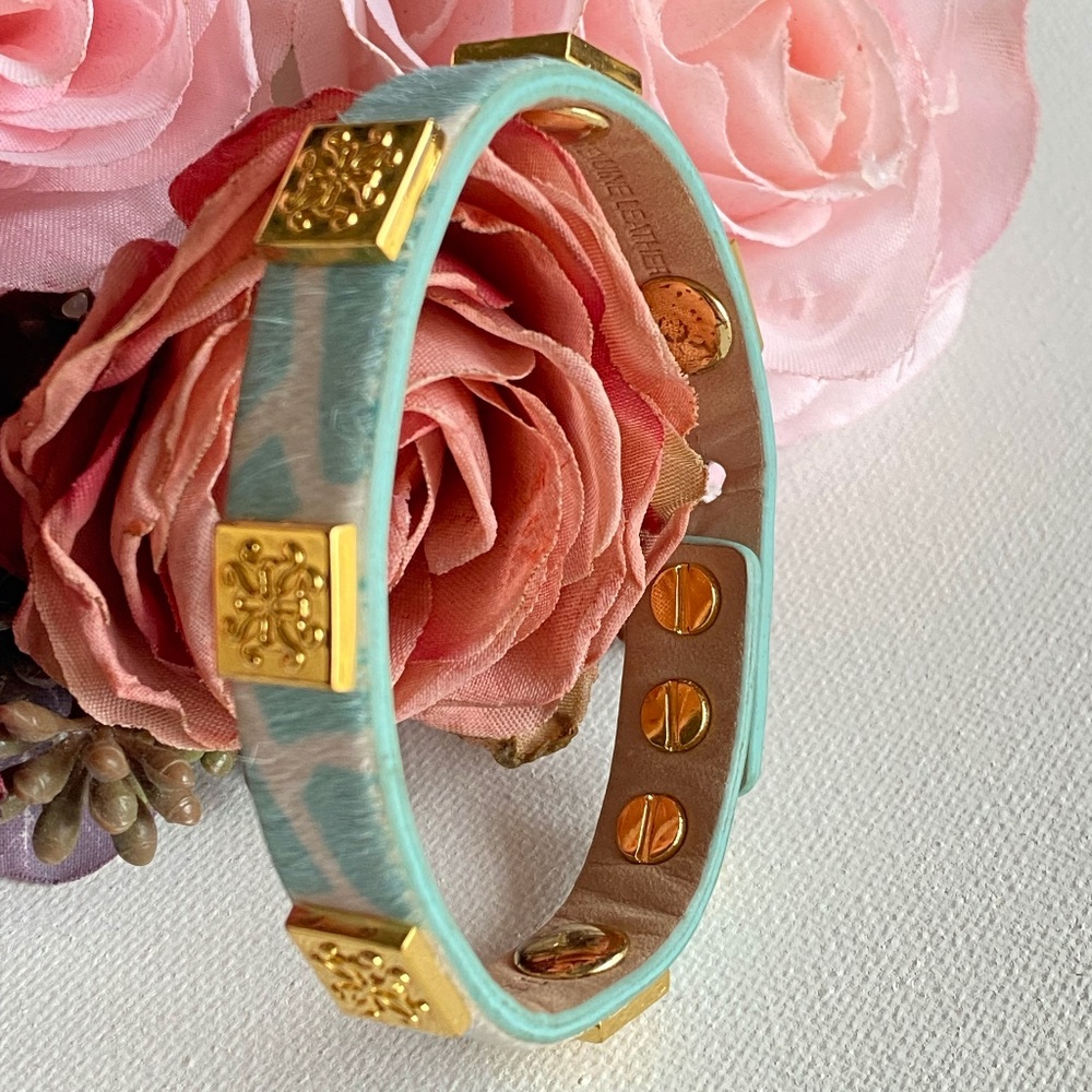 Rustic Cuff Faux Calf Fur Adjustable Bracelet